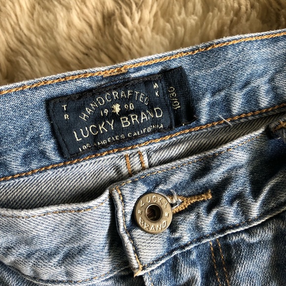 Lucky Brand Jean Shorts The Cut Off Embroidered - Picture 6 of 8